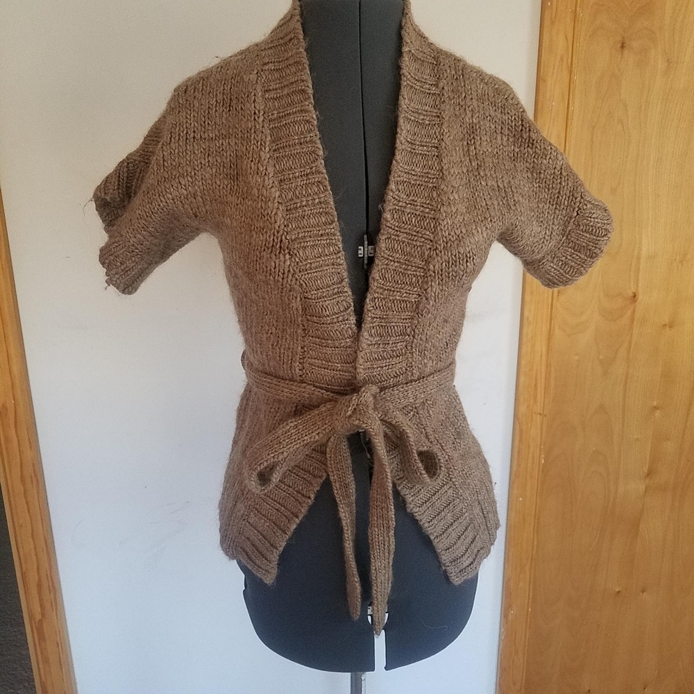 Sweater Cover Up Jacket Knitted Tee Shirt Style